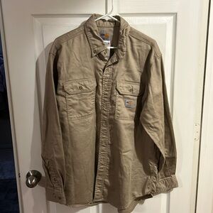 Men's Carhartt Flame Resistant Classic Twill Shirt Size Large
